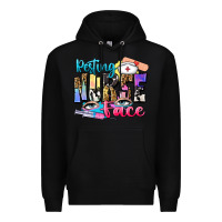 Black resting nurse face Premium Hoodie - Zillion Design Studio