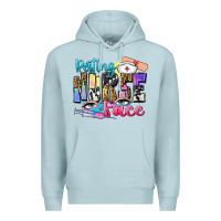 Blue Mist resting nurse face Premium Hoodie - Zillion Design Studio
