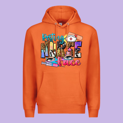 Resting Nurse Face Premium Hoodie Designed By Zillion Design Studio