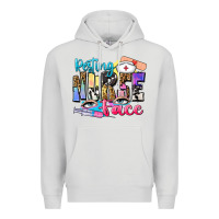 Dove Grey resting nurse face Premium Hoodie - Zillion Design Studio