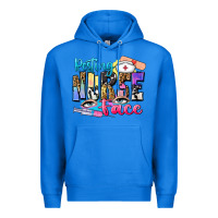 True Royal resting nurse face Premium Hoodie - Zillion Design Studio