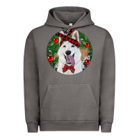 Pigment Tornado Christmas White Shepherd With Cowhide Urban Hoodie - RanaPortraitStore