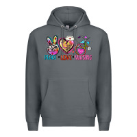 Rock peace love nursing Premium Hoodie - Zillion Design Studio