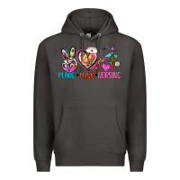 Smoke peace love nursing Premium Hoodie - Zillion Design Studio