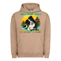 Pigment Burro life is better with a border collie Urban Hoodie - texasbilliewilder
