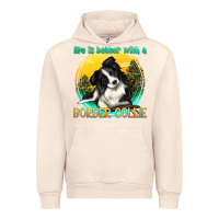 Sandshell life is better with a border collie Urban Hoodie - texasbilliewilder