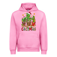 Fuchsia Pink christmas cactus merry cactmas Urban Hoodie - Zillion Design Studio