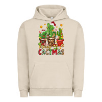 Pigment French Oak christmas cactus merry cactmas Urban Hoodie - Zillion Design Studio