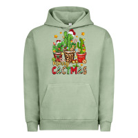 Pigment Oil Green christmas cactus merry cactmas Urban Hoodie - Zillion Design Studio