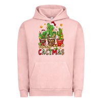 Pigment Salmon christmas cactus merry cactmas Urban Hoodie - Zillion Design Studio