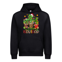 Black christmas cactus feliz navidad Urban Hoodie - Zillion Design Studio