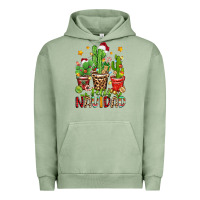 Pigment Oil Green christmas cactus feliz navidad Urban Hoodie - Zillion Design Studio