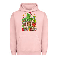 Pigment Salmon christmas cactus feliz navidad Urban Hoodie - Zillion Design Studio