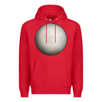 Red lacrosse ball Premium Hoodie - texasbilliewilder