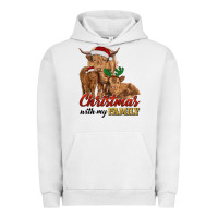 Pigment Lunar Rock Cow and Calves Christmas with My Family Urban Hoodie - RanaPortraitStore
