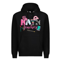 Black math teacher Premium Hoodie - AdoDesignShop