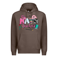 Coffee math teacher Premium Hoodie - AdoDesignShop