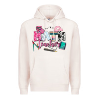 Pale Pink math teacher Premium Hoodie - AdoDesignShop