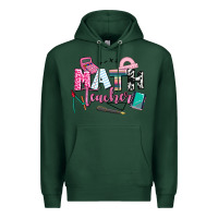 Sports Green math teacher Premium Hoodie - AdoDesignShop