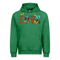 Emerald love with cross Urban Hoodie - texasbilliewilder