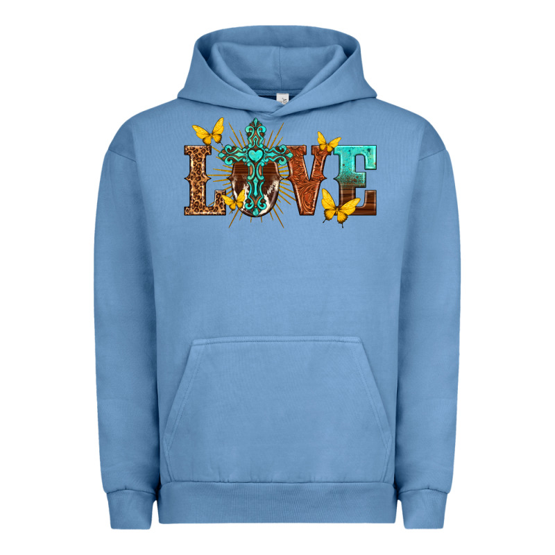 Love With Cross Urban Hoodie by texasbilliewilder | Teevron