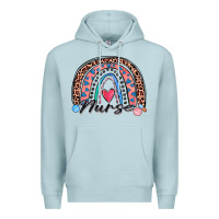 Blue Mist nurse rainbow Premium Hoodie - Zillion Design Studio