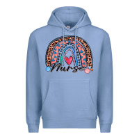 Colony Blue nurse rainbow Premium Hoodie - Zillion Design Studio