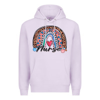Lilac nurse rainbow Premium Hoodie - Zillion Design Studio