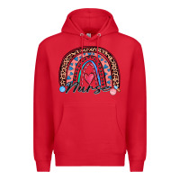 Red nurse rainbow Premium Hoodie - Zillion Design Studio
