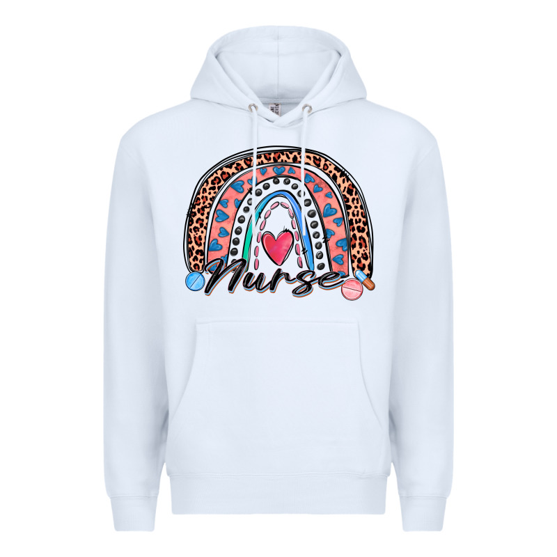 Nurse Rainbow Premium Hoodie by Zillion Design Studio | Teevron