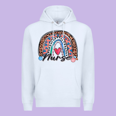 Nurse Rainbow Premium Hoodie Designed By Zillion Design Studio