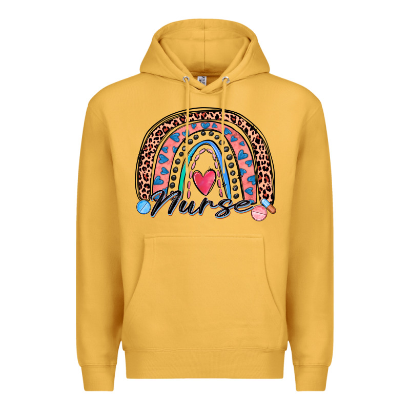 Nurse Rainbow Premium Hoodie by Zillion Design Studio | Teevron