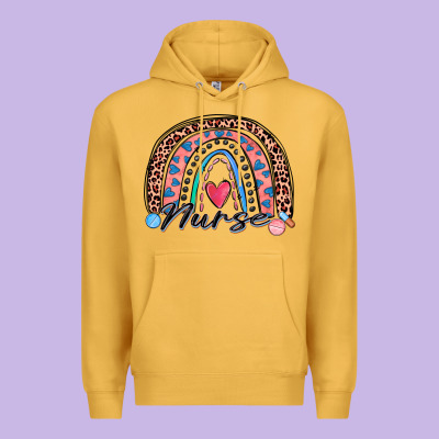 Nurse Rainbow Premium Hoodie Designed By Zillion Design Studio
