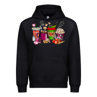 Black lunch lady coffee cups Urban Hoodie - texasbilliewilder