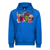 Cobalt lunch lady coffee cups Urban Hoodie - texasbilliewilder
