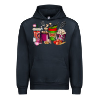 Navy lunch lady coffee cups Urban Hoodie - texasbilliewilder