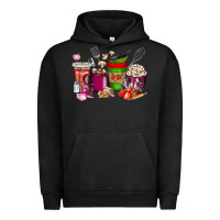 Pigment Black lunch lady coffee cups Urban Hoodie - texasbilliewilder