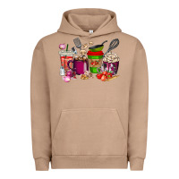 Pigment Burro lunch lady coffee cups Urban Hoodie - texasbilliewilder
