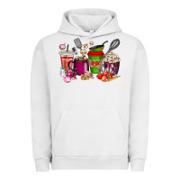 Pigment Lunar Rock lunch lady coffee cups Urban Hoodie - texasbilliewilder