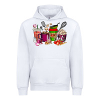 White lunch lady coffee cups Urban Hoodie - texasbilliewilder
