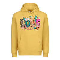 Antique Gold love nurse Premium Hoodie - Zillion Design Studio
