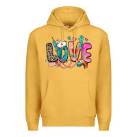 Mustard love nurse Premium Hoodie - Zillion Design Studio