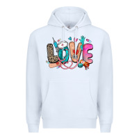 White love nurse Premium Hoodie - Zillion Design Studio
