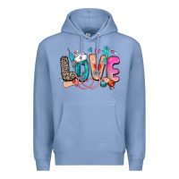Colony Blue love nurse Premium Hoodie - Zillion Design Studio