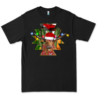 Black longhorn Aztec Christmas Premium Tee - CowhideDigitalArt