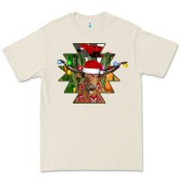 Bone longhorn Aztec Christmas Premium Tee - CowhideDigitalArt