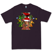 Plum longhorn Aztec Christmas Premium Tee - CowhideDigitalArt