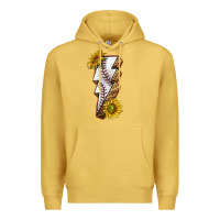 Antique Gold sport baseball  lightning bolt Premium Hoodie - texasbilliewilder