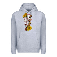 Heather Grey sport baseball  lightning bolt Premium Hoodie - texasbilliewilder
