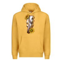 Mustard sport baseball  lightning bolt Premium Hoodie - texasbilliewilder